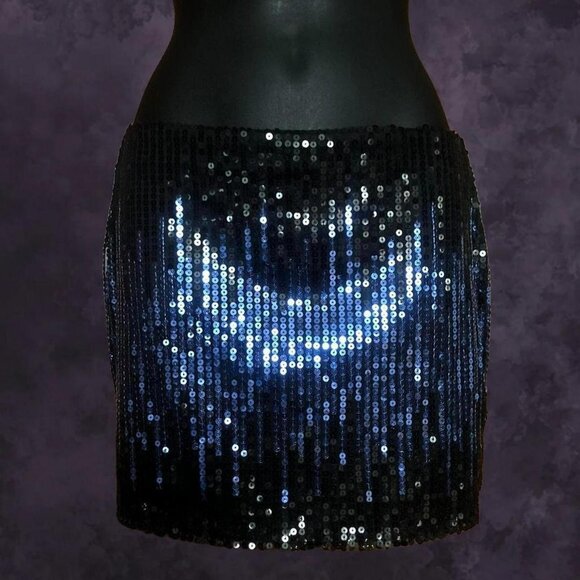 UK2LA Sequin Mini Skirt - Picture 1 of 5